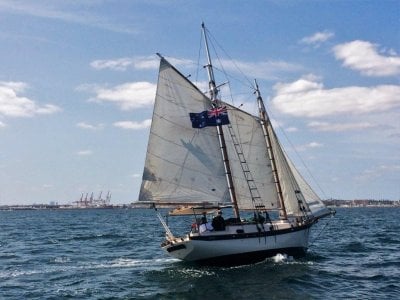Nimble 32 timber gaff rigged schooner