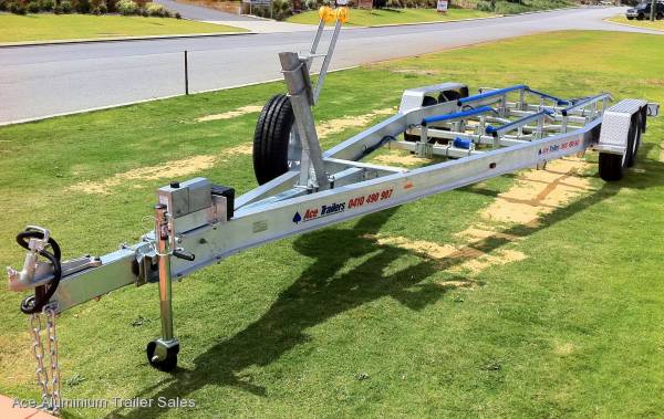 3.5t Tandem Axle Trailer With Neoprene Skid Set-up for ...
