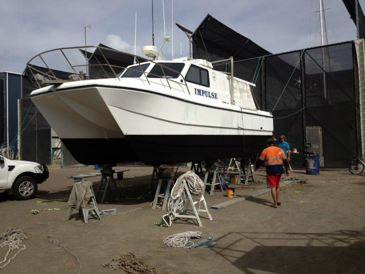 commercial fishing catamaran for sale