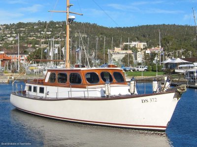 Ray Kemp Huon Pine irreplaceable coastal cruiser.