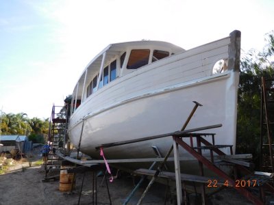Custom Ex Commercial, Trawler style expedition cruiser 