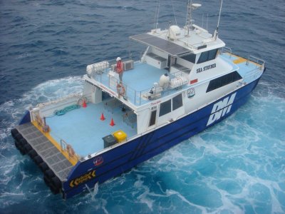 Catamaran Twin Jet Utility transfer vessel