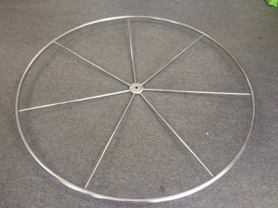 Edson 60" Stainless Steel Destroyer Wheel - 1/2 price
