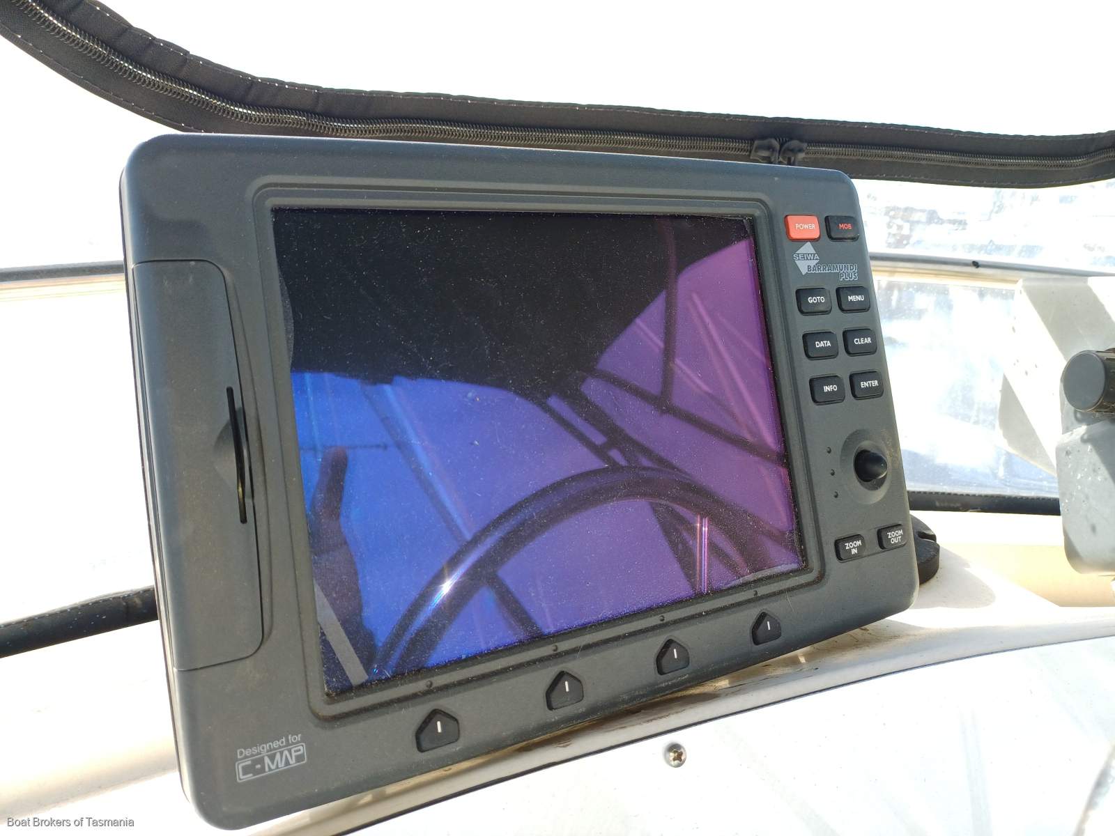 Kerry Girl Bertram 28 Flybridge Twin diesel shaft drive Sportsfisherman Boat Brokers of Tasmania
