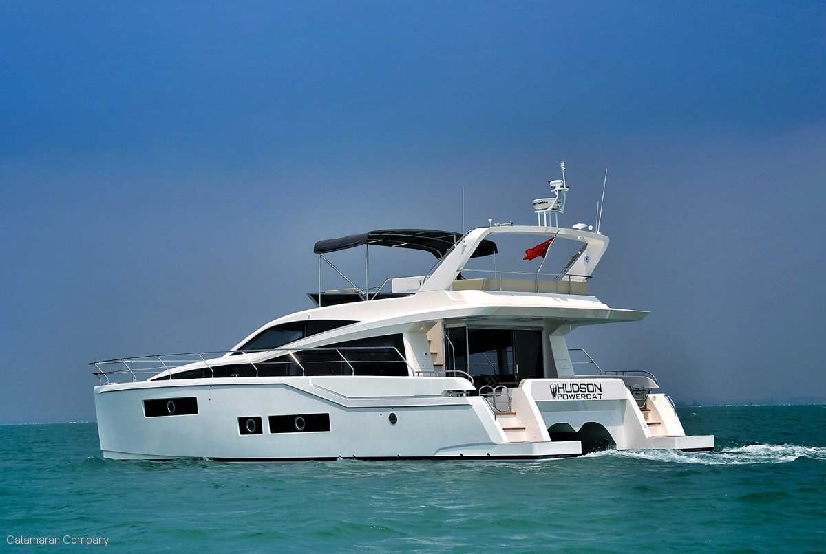 New Hudson 48 Power Catamaran: Power Boats Boats Online 