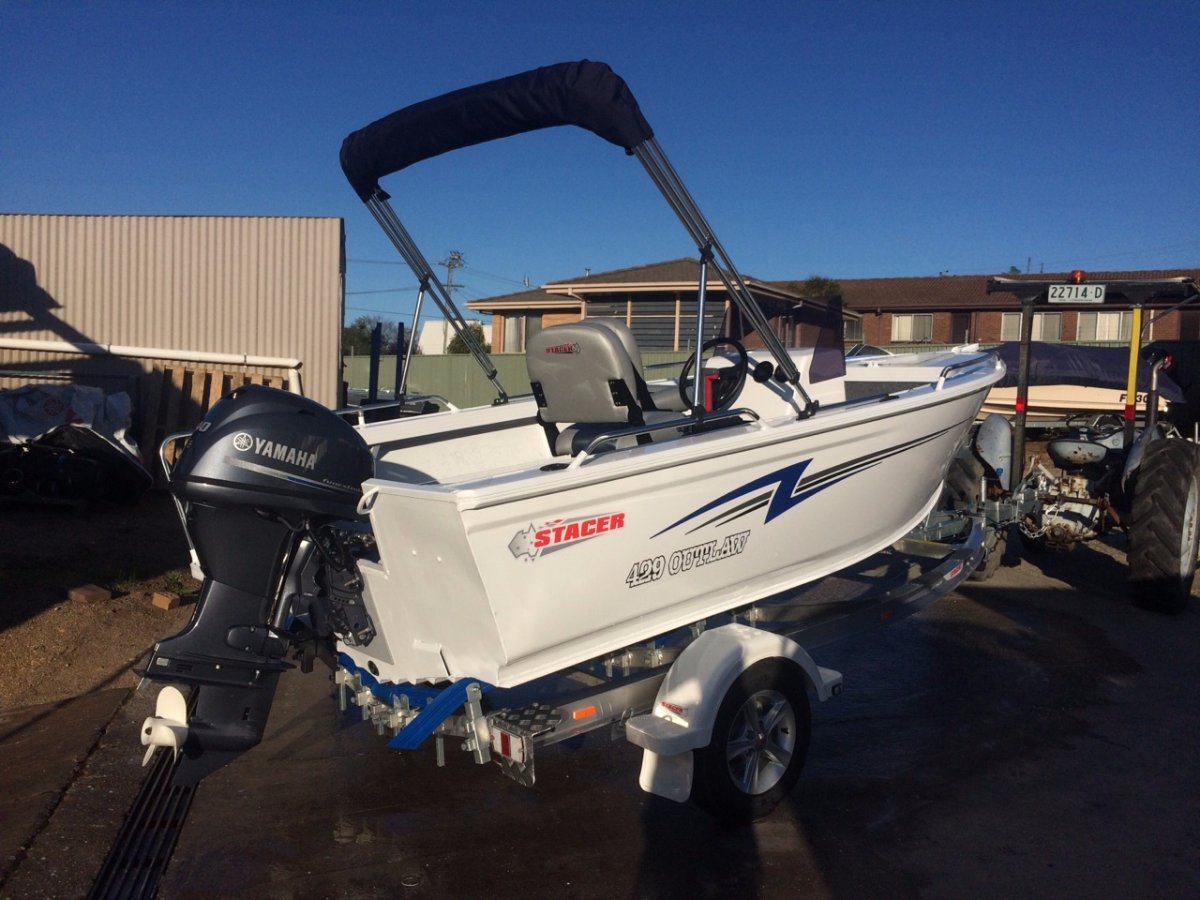 new stacer 429 outlaw: trailer boats boats online for