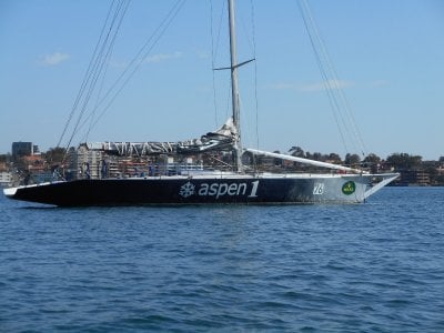 Volvo Volvo 60 modified to sled 77ft racing maxi yacht