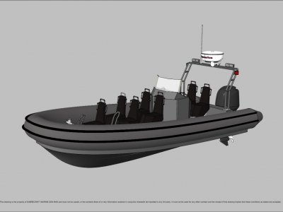 Sabrecraft Marine Patrol RHIB 6000 5 + 2