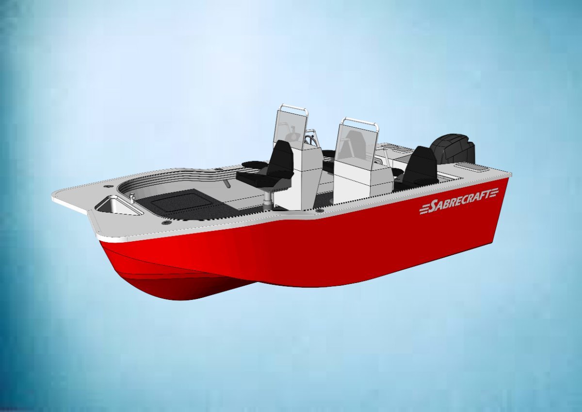New Sabrecraft Marine TriHull Side Console 5.00 meter NEW DESIGN