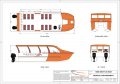 Sabrecraft Marine Crew Change Boat 1050 CAT Ferry Open Cabin