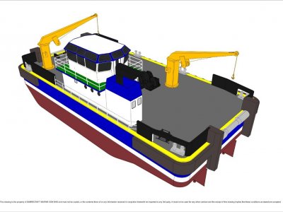 Sabrecraft Marine Barge Multi Cat Utility Vessel Work Boat