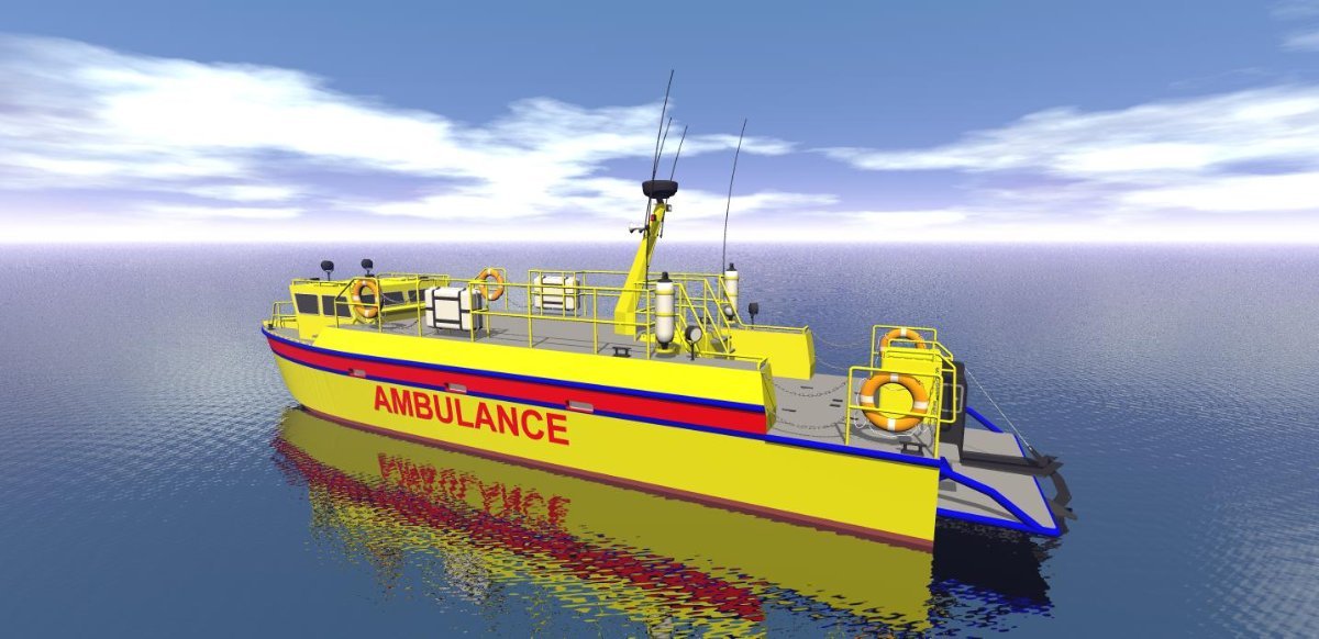 Sabrecraft Marine Ambulance Rescue Boat 15000 Mono