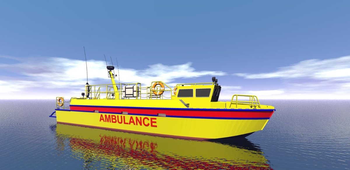 New Sabrecraft Marine Ambulance Rescue Boat 15000 Mono