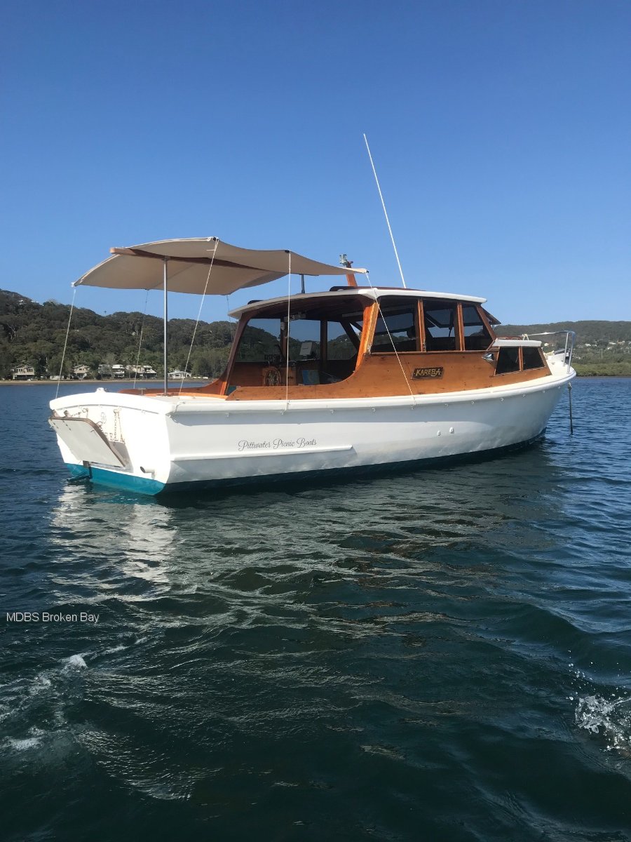 Bill Fisher Half Cabin Timber Launch Power Boats Boats Online For Sale Timber Oregon Over Spotted Gum Frames Boats Online