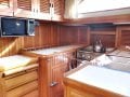 Slocum Cruising Cutter 43 LIVE ABOARD:galley
