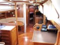 Slocum Cruising Cutter 43 LIVE ABOARD:saloon and nav station