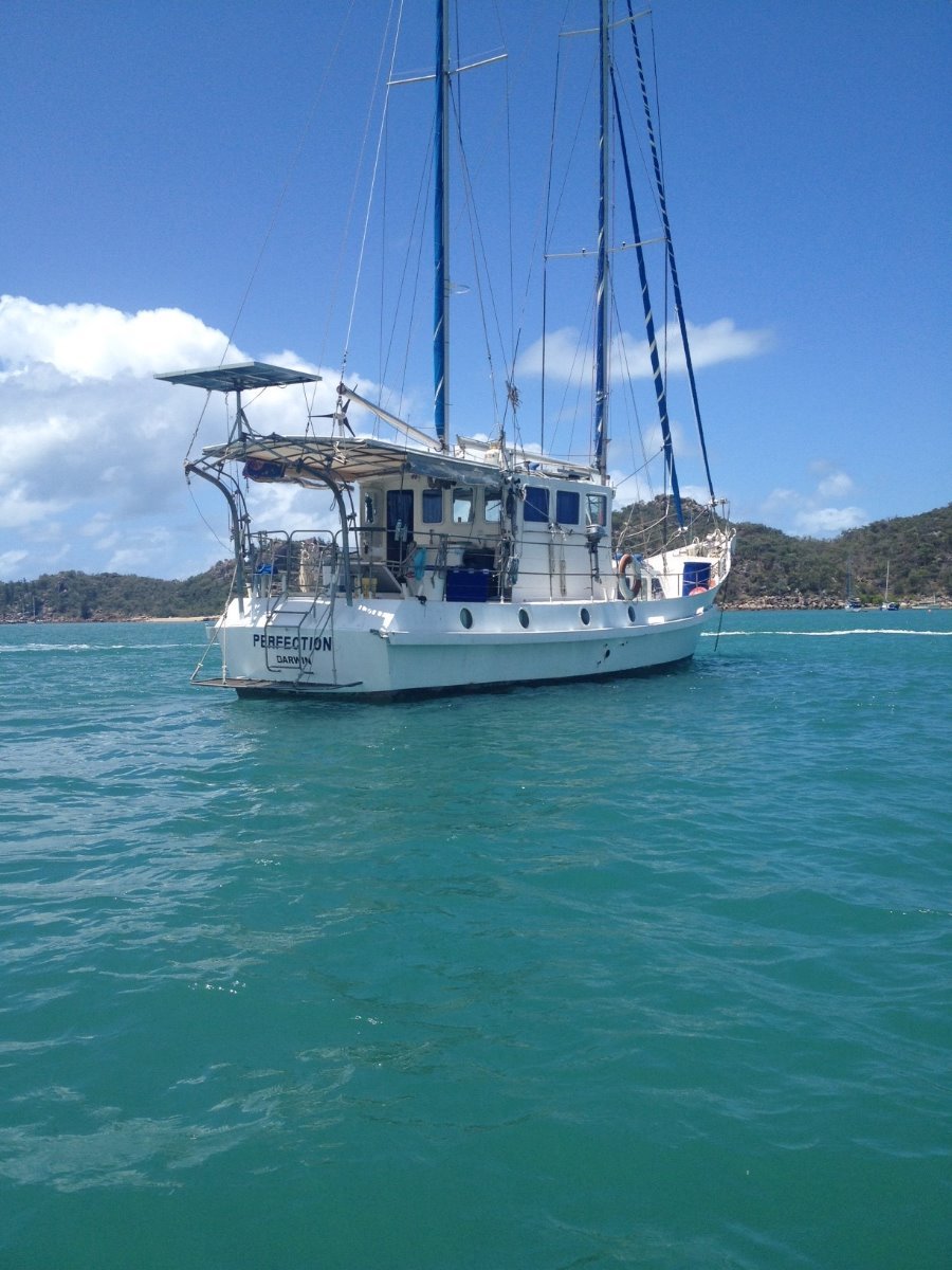 steel motor sailer yacht