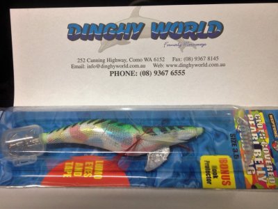 SQUID JIGS ASSORTED - ONLY $ 2.50 EACH - STOCK UP NOW.