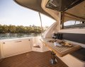 Riviera 39 Open Flybridge:Extended Cockpit Awning