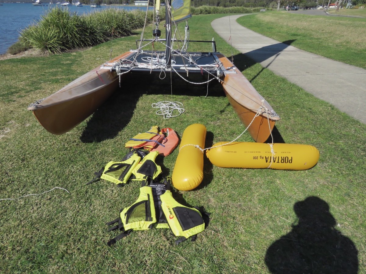 Used Windrush 14 Surf Cat And Good Registered Trailer For Sale