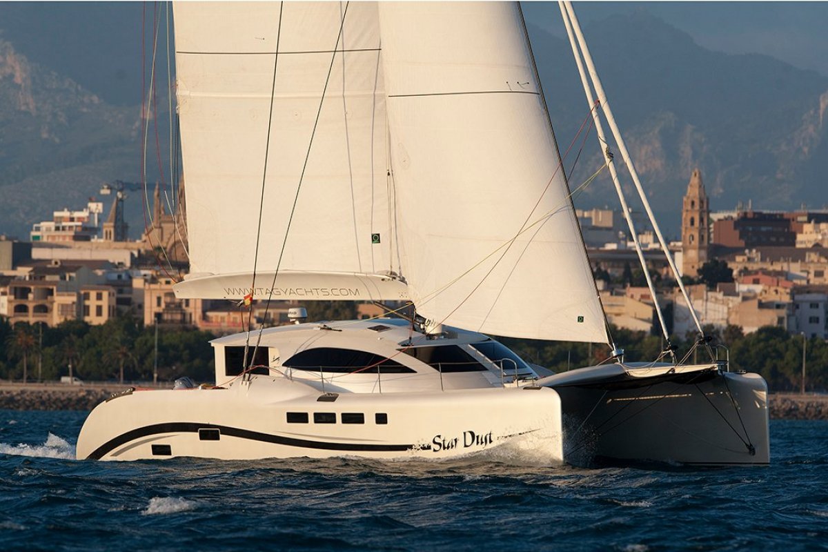tag yachts 60 custom: sailing catamaran for sale carbon