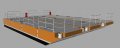 Sabrecraft Marine Road Transportable Deck Barge Construction Barge Steel