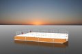 Sabrecraft Marine Spud Barge Road Transportable Aluminium Construction Barge