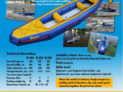 Adventure Inflatables Auora K480 Kayak - CURRENTLY IN STOCK !!