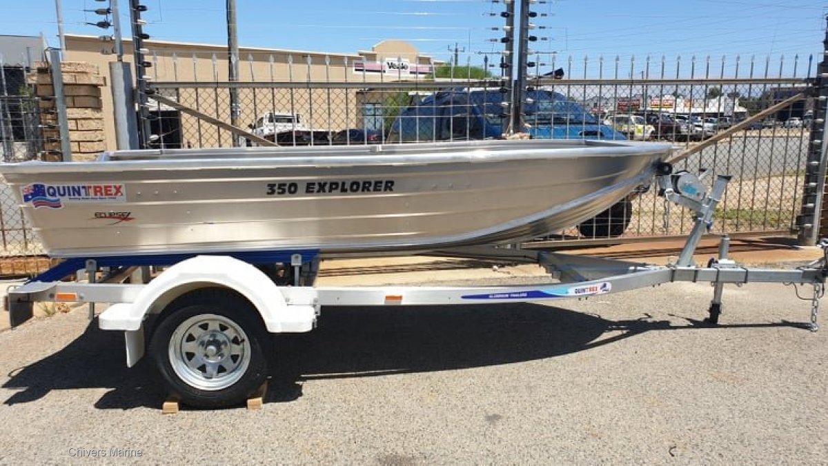 New Quintrex 350 Explorer S S Telwater Aluminium Trailer New Package Skiffs Dinghies Tinnies Inflatables Boats Online For Sale Aluminium Western Australia Wa Perth Wa Boats Online