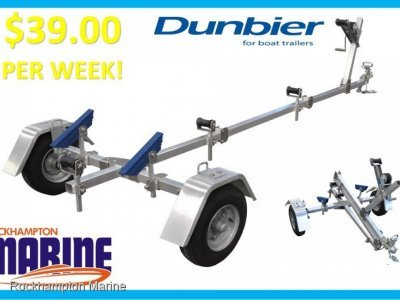DUNBIER ALLOY FOLDAWAY TRAILER TO SUIT UP TO 3.9M BOATS BRAND NEW!!