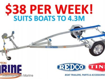 REDCO RES1213S GALVANISED BOAT TRAILER TO SUIT BOATS UP TO 4.3M!!