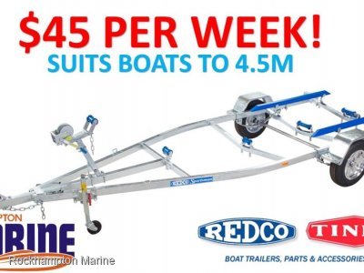 REDCO RE1313 GALVANISED BOAT TRAILER TO SUIT BOATS UP TO 4.5M!!