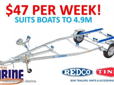 REDCO RE1513 GALVANISED BOAT TRAILER TO SUIT BOATS UP TO 4.9M!!