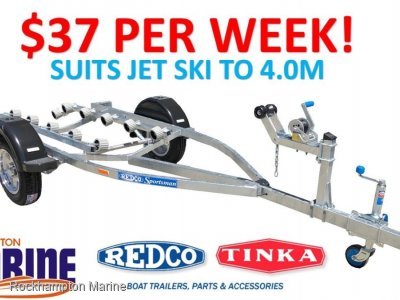 REDCO RE1213WT WAVE RUNNER GALVANISED JET SKI TRAILER TO SUIT UP TO 4.0M!!!