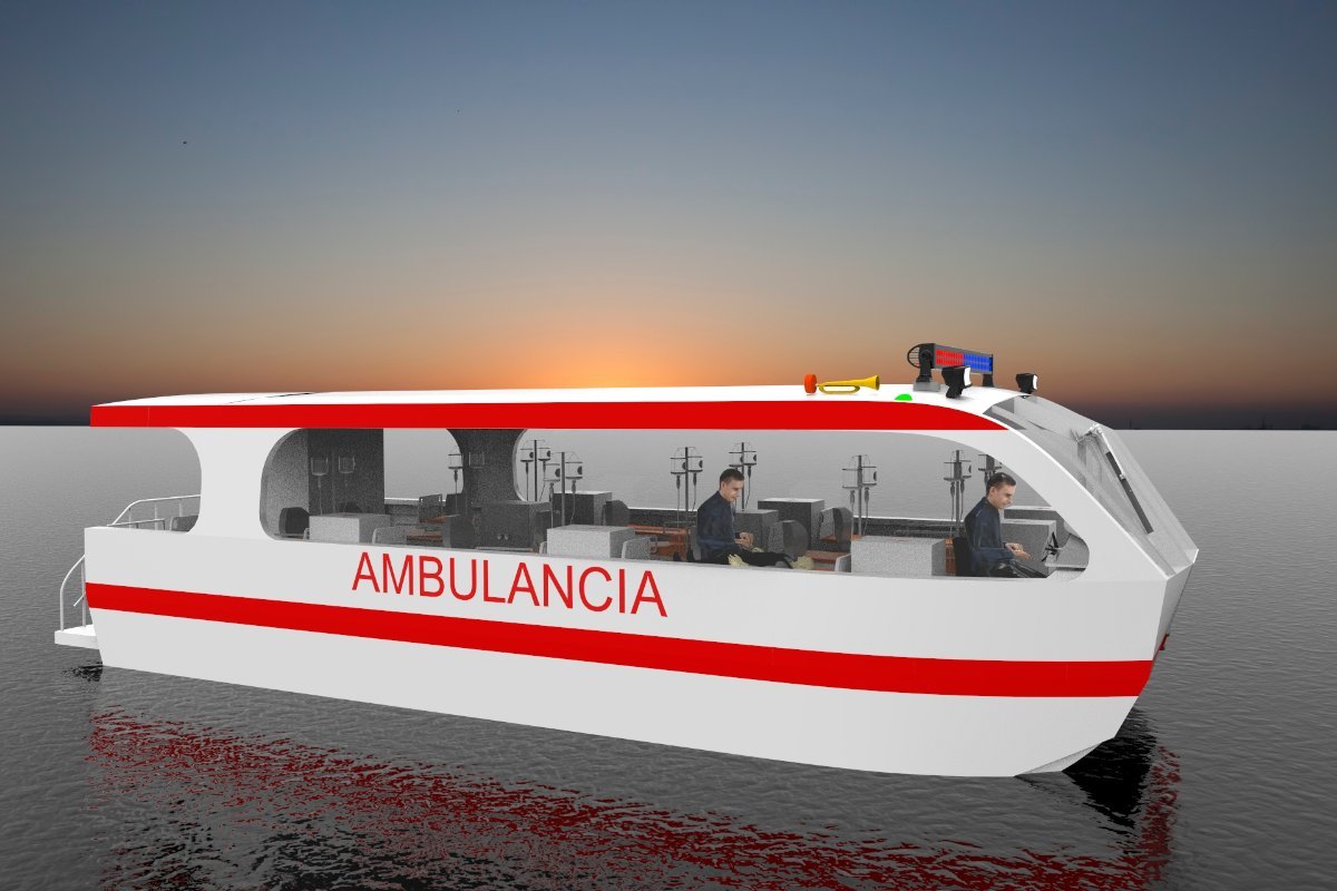 Sabrecraft Marine Ambulance Rescue Catamaran