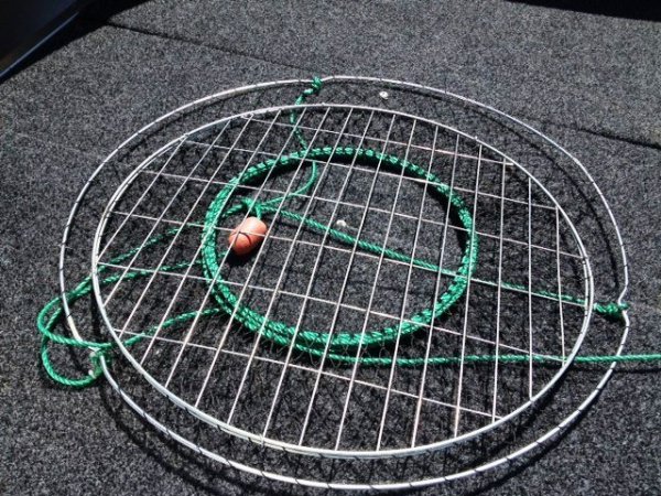 EXTRA LARGE CRAB NETS WITH MESH BOTTOM - $ 15.00 EA.