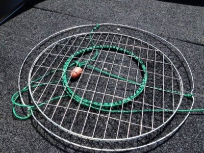 EXTRA LARGE CRAB NETS WITH MESH BOTTOM - $ 15.00 EA.