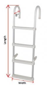 LIGHTWEIGHT FOLD OUT LADDERS - 2 SIZES - FROM $ 39.00