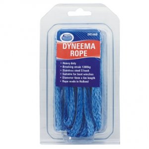 ARK DYNEEMA WINCH ROPE - EXTRA STRONG / 4MM X 6MTR = $ 27.00