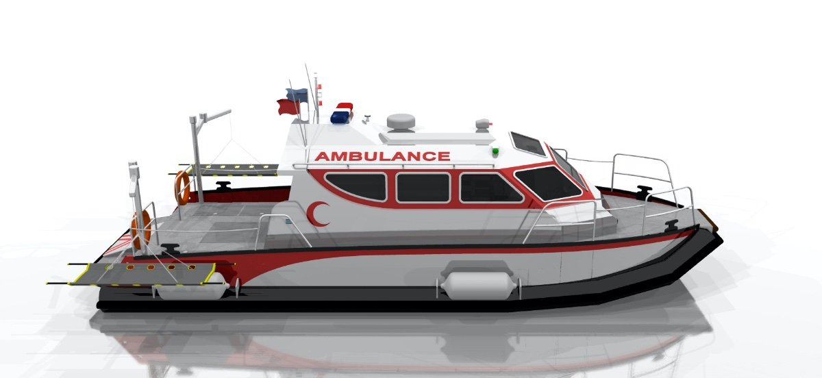 10.5m Ambulance Boat