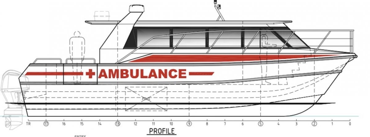 11.3m Ambulance Boat
