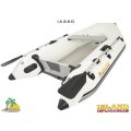New Island Inflatables Island Airdeck 260 Boat + Parsun 5hp Four Stroke Outboard Package