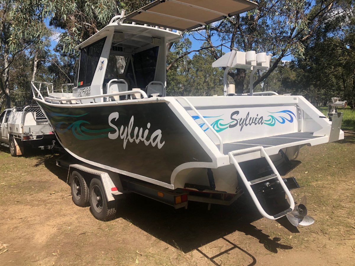 Aluminium Plate Fishing Boat 100 Hrs Chev 383 Power Boats Boats