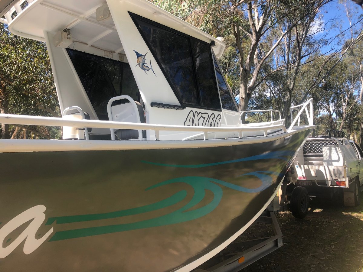 Aluminium Plate Fishing Boat 100 Hrs Chev 383 Power Boats Boats