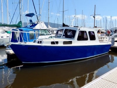 CUSTOM STEEL CABIN CRUISER, EXCELLENT CONDITION!