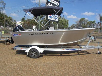 Quintrex 490 Renegade Side Console Offshore Splashwell