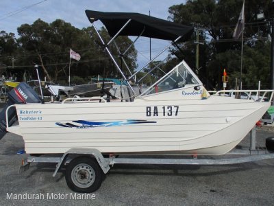 Webster 4.3 Twinfisher Runabout