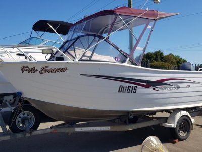 Trailcraft 535 Freestyle runabout plate alloy self draining deck