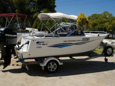 Quintrex 480 Freedom Sport 2007 with 75hp Mercury 4 stroke