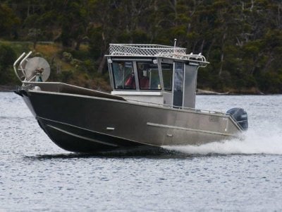 Bollard 9.7m Planing hull alloy workboat Current 3C Survey